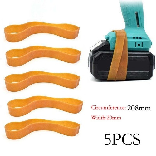 5pz elastici gomma 160x20mm - elastici,
