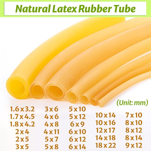 Tubo gomma lattice naturale - in,